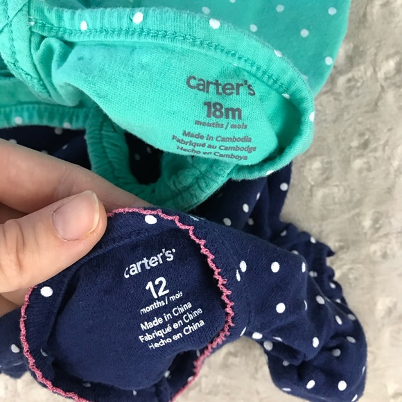 Carter’s Baby Girl Romper Bundle Parrot Strawberry - Picture 5 of 5